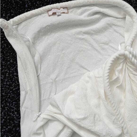 Jluxlabel Women's Noelia Linen Slit Maxi Skirt High Waist Side Zip White Size S - Picture 6 of 12